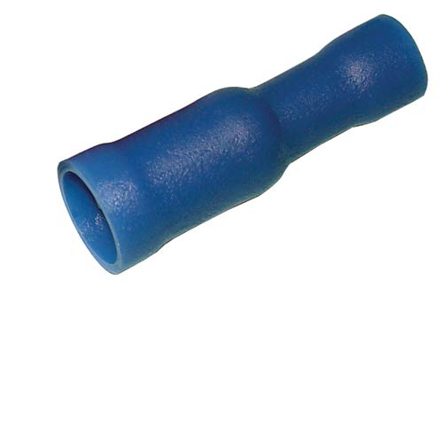 Female Bullet Connectors Vinyl Insulated .156” 16-14 AWG (Blue) - 100PK