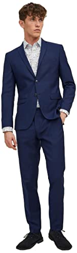 JACK & JONES Men's JPRSOLARIS Suit NOOS, Medieval Blue/Fit:SUPER Slim, 42