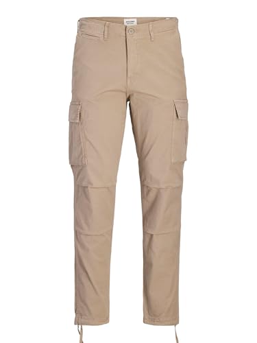 JACK & JONES Herren Cargohose Jpstace Jjtucker AMA Noos, Dune/Detail:solid, 27W / 30L – Ansicht 1