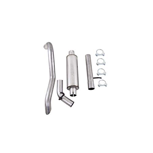 Image of MBRP S5530AL Aluminized Steel Rear Single Exit Off Road Cat-Back Exhaust System