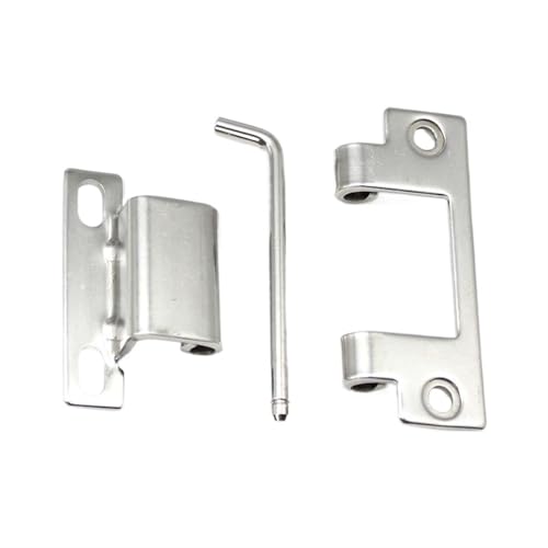 Charnière de type loquet coubée en acier inox pour armoire de commande