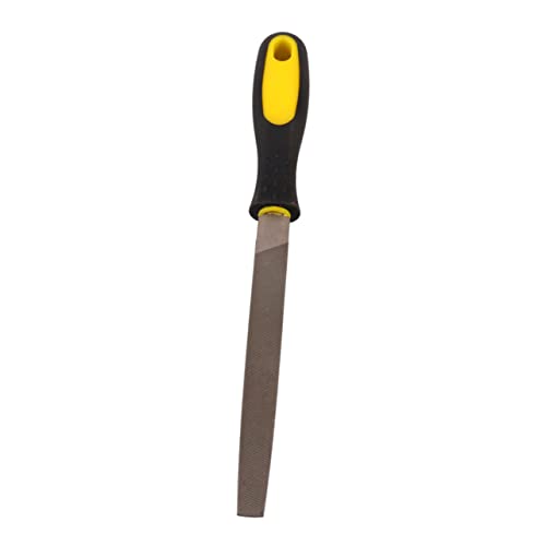 POPETPOP 10-inch Industrial Metal File Tool Sharpening Files for Axes Garden Tools Hardened Steel Comfort Grip