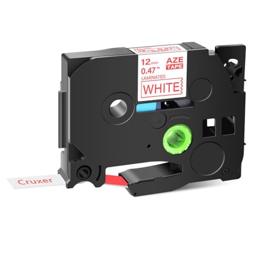 ���x���v�����^�[�p��nineleaf�݊����x���e�[�v6mm 9mm 12mm 18mm 24mm���f���p231���x��TZ 131 231 431 531 631 731���{��(Red on White)