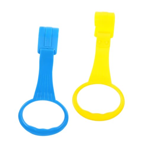 ULDIGI 2pcs Hanging Toys for Play Mat Pull up Rings Safe Ergonomic Playpen Accessories for Indoor Use