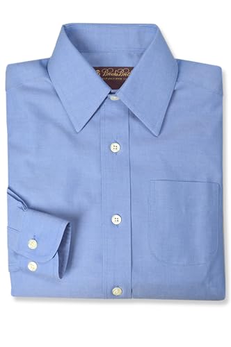 Brooks Brothers Kids Boys Point Collar All Cotton Button Down Dress Shirt,2