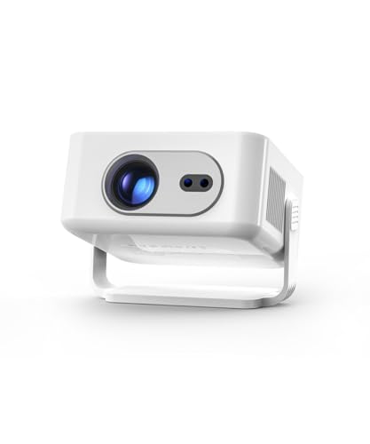 Mini Projector with Auto Focus & Android 14 Magcubic Smart Portable Projector with WiFi 6 & Bluetooth 5.4 180 Rotatable Home Cinema Projector 4K Support Auto Keystone for Bedroom Outdoor Movie