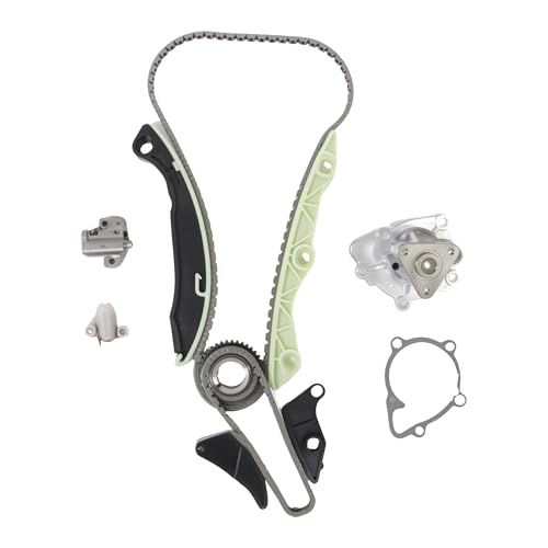 2.4 Timing Chain Kit W/Water Pump Fits for 2007-2017 Journey/Caliber/Avenger 2.0L 2.4L, for 2007-2017 Patriot/Compass 2.4L, for 2007-2014 Sebring/200 2.4L Replace # TK167 TS1181