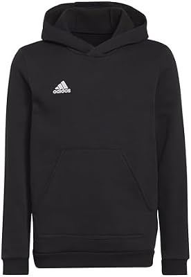 adidas Unisex niños Entrada 22 Sweat Hoodie, Black, 5-6 Years