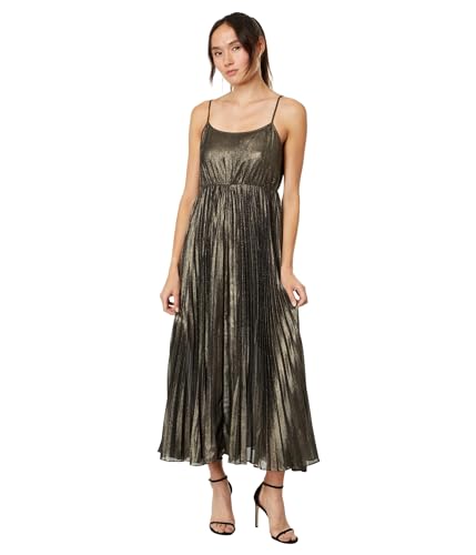 Robe midi plissée Lucky Brand femme : le vêtement fluide infroissable