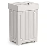 Povrgive Dog Proof Kitchen Trash Can 13 Gallon with Lid