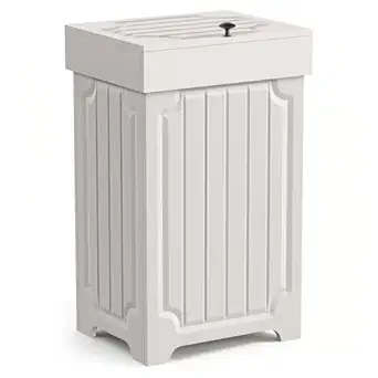 Povrgive Dog Proof Kitchen Trash Can, 13 Gallon with Lid