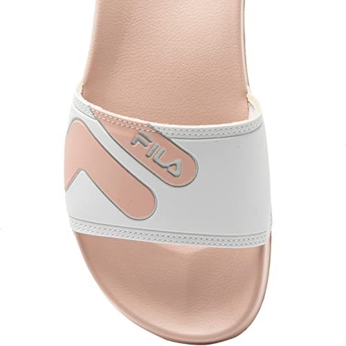 Chinelo Fila F-Beach, Feminino Rosa Claro/Branco 37