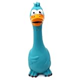 Sunydog Juguete Duradero para Masticar Pollo Gritando para Perros, Juguete Realista con Sonido Al Estrujar, Pollo Perros (Azul)