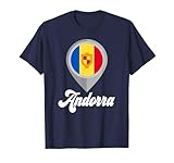 Andorra T-shirt Andorra Flag Tee I Love Andorra Travel Shirt