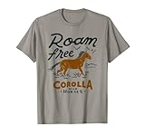 Corolla Wildpferde-T-Shirt Outer Banks Souvenirs OBX NC T-Shirt