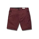 volcom homme solde Material: sarga, elástico Volcom Frickin Mdrn Stch 19 Pantalones Cortos, Hombres, Pinot, 26