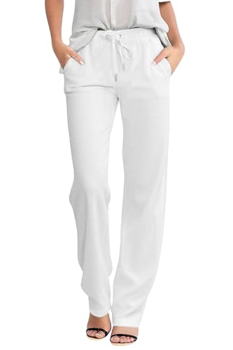 Sweatpants Women Summer High Waist Casual Pants Drawstring Wide Leg Pant Suitable for Beach Travel Vacation Pant