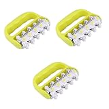 FRCOLOR 3pcs Fascia Roller Massage Tool Ergonomic Body for Neck Back Arms and Legs Deep Tissue Relief Unique Roller Spikes Portable and Comfortable Design for Relaxation and Recovery