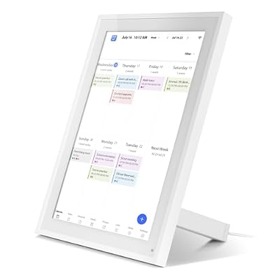 Aluratek AWFC10F - 10 Smart WiFi Digital Calendar, Photo Frame w/32GB Built-in Memory