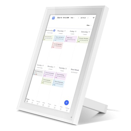 Aluratek AWFC10F - 10" Smart WiFi Digital Calendar, Photo Frame w/32GB Built-in Memory by Aluratek - Image 3