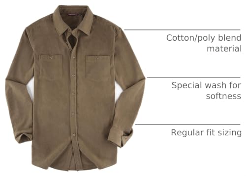 Image of Alex Vando Mens Button Down Regular Fit Long Sleeve Casual Flannel Shirts