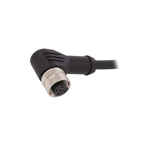 Câble Profibus M12 femelle 5 broches coudé Bulgin pour réseau industriel