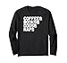 Funny Book Lover Coffee Books Dogs Naps Long Sleeve T-Shirt
