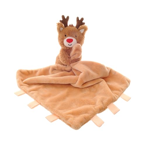 Ziggle Baby Comforter for Newborns | Soft Reindeer Baby Plus