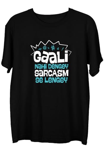 Image of Wear Your Opinion Printed T Shirt for Men (Sarcasm Se Lengey)