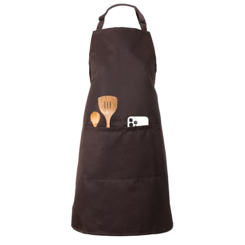 PUBMIND Kitchen Bib Chef Apron for Women Men...