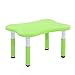 Produktbild LIANGJUN Tisch Stuhl for Kinder Kindertisch Hocker Baby Kindergarten Lesen Kunst Spielzimmer Lernen Aktivitätstabelle Kind Im Grundschulalter, 4 Farben (Color : Green, Size : A)