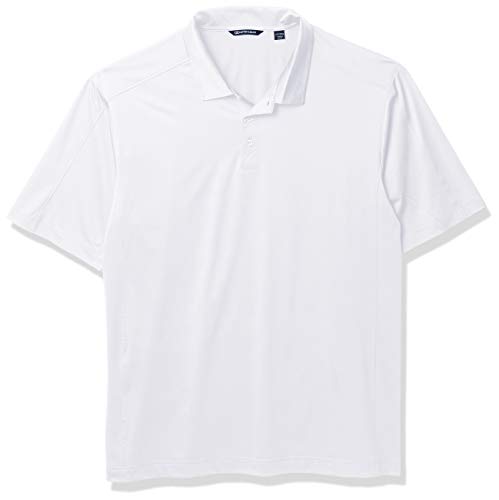 Cutter & Buckメンズビッグ&トールプロスペクトテクスチャストレッチポロ, ホワイト, 1X-Large Big