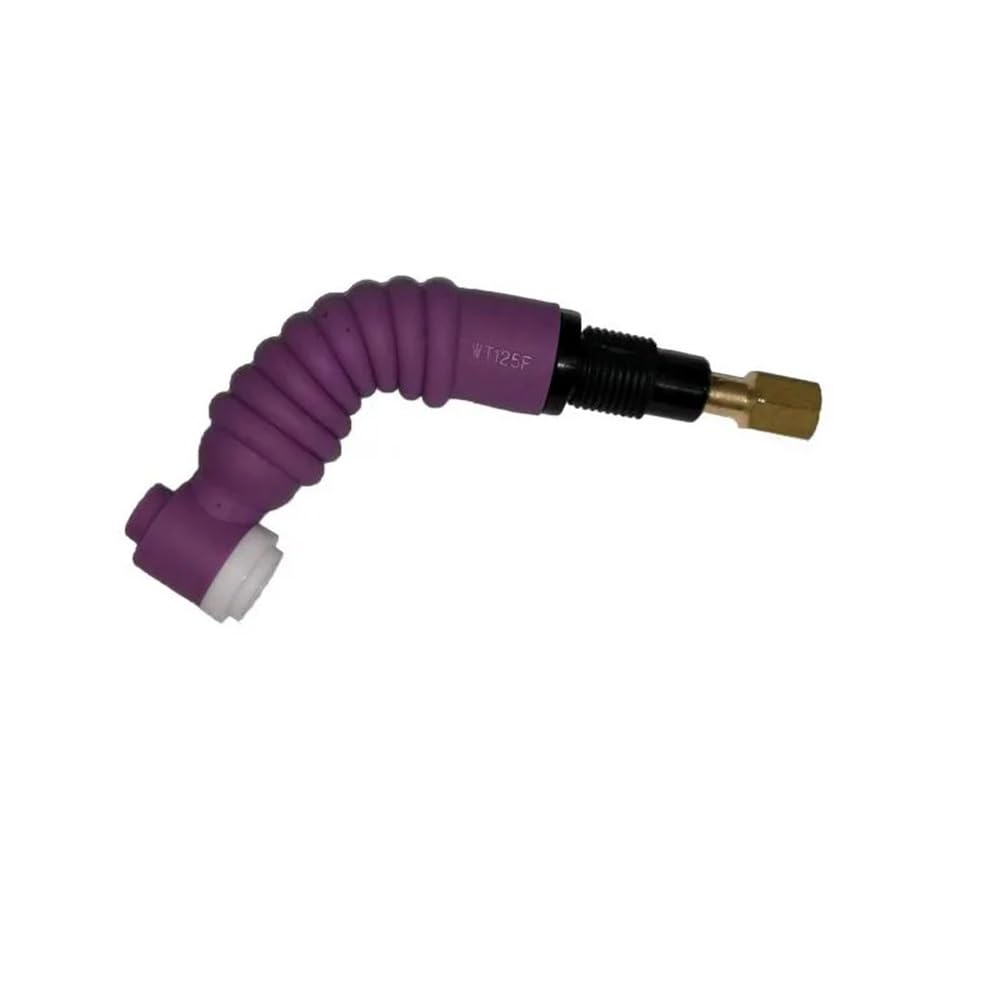 Cabezal de antorcha Tig WT125F, cuello flexible for pistola de soldar de arco de argón WP9, 1 ud.