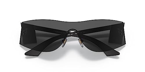 Image of Versace Man Sunglasses Grey Frame, Dark Grey Lenses, 0MM
