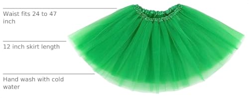 Image of XINXIYAN Tutu for Girls Womens Skirt 5 Layers Mardi Gras Outfit Halloween Costume Dress Party Favor