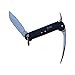 Mil-Tec German Black Sailor Pocket Knife | Compact Portable Robust Deck Multi-Tool for Outdoor Enthusiasts & Sailors | Marlin Spike for Rope Work | Eyelet to Fix on Clothes or Keychain | Steel Blade