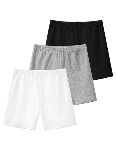 Image of KEREDA Girls Bike Shorts Cotton Cartwheel Dance Under Dress Shorts for Kids