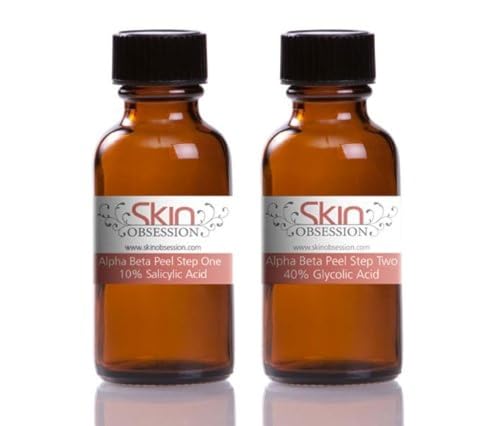 Skin Obsession 40% 2 phase Combination Chemical Glycolic/Salicylic/lactic Peel for Acne, Fine Lines