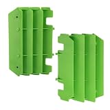 M MATI Green Radiator Shrouds Guard Set for Kawasaki KX125 KX250 1994-2005 14037-1310-6W