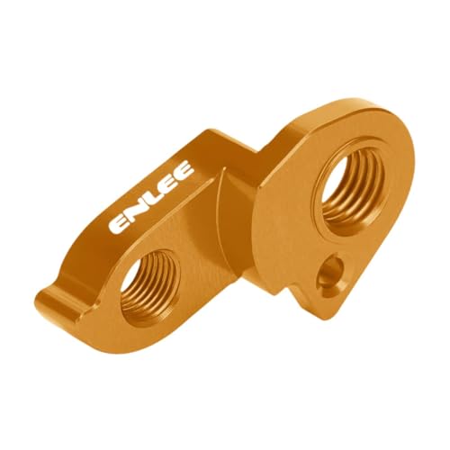 Menolana Bike Rear Derailleur Hanger Extend Bicycle Rear Derailleur Extension Component Lengthener High Performance Aluminum Alloy, Gold