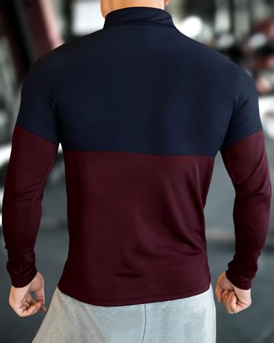 Image of Noble Monk Men's Active wear Regular Fit T Shirt |Full Sleeves |Casual T-Shirt for Men