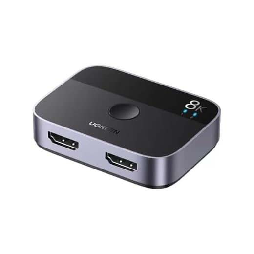 UGREEN HDMI Splitter 8K@60Hz 2 em 1 Out 4K@120Hz HDMI Switcher HDMI 2.1 Switch, suporte 3D/CEC/HDR/Dolby AC Conversor de alta velocidade 48Gbps Compatível com PS5/PS4 Fire Stick Xbox Apple TV