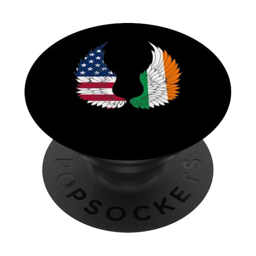Bandiera dell'Irlanda americana grafica patriottica USA Irish Pride Boys PopSockets PopGrip Adesivo