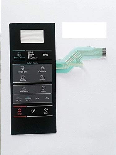Sam-sang Microwave Oven | Durable | Membrane Touch Keypad | Replacement Compatible with MW73AD MW-73AD Model | Flexible Control Panel Overlay (Black)-image-32