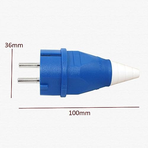 Image of 16A 2pin 250V Industrial Plug IP54 Germany Type French Type Plug (2Piece Plug)