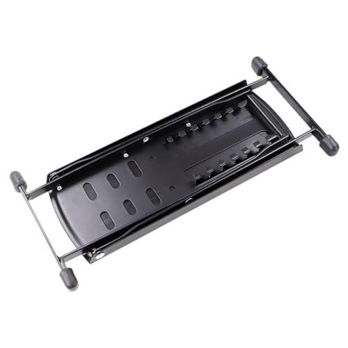 Guitar Foot Stool Footstool with Rubber End Caps, Metal Frame Guitar Foot Rest Stand, 6 Position Height for Ukulele Classical