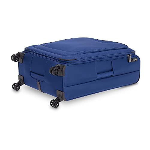 AmazonBasics Expandable Softside Spinner Luggage Suitcase With TSA Lock