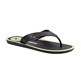 Chinelo Wave Sandrini Masculino Confortável Antiderrapante (Preto, BR, Adulto, Numérico, 39)