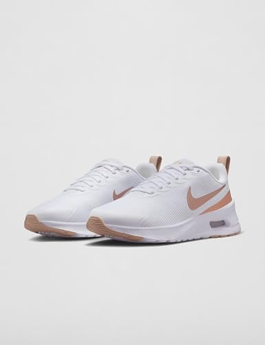 Nike Nike Women's Air Max Nuaxis Shoes, White/Metallic Red Bronze-Sand-Black, 11