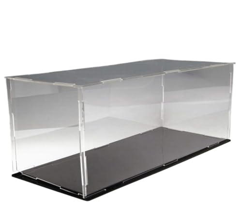ApuaVireo&Co Vetrina espositiva in Acrilico Trasparente for Figure da Collezione, impilabile, Resistente all'umidità, Diverse Dimensioni(Clear,50X20X35CM)
